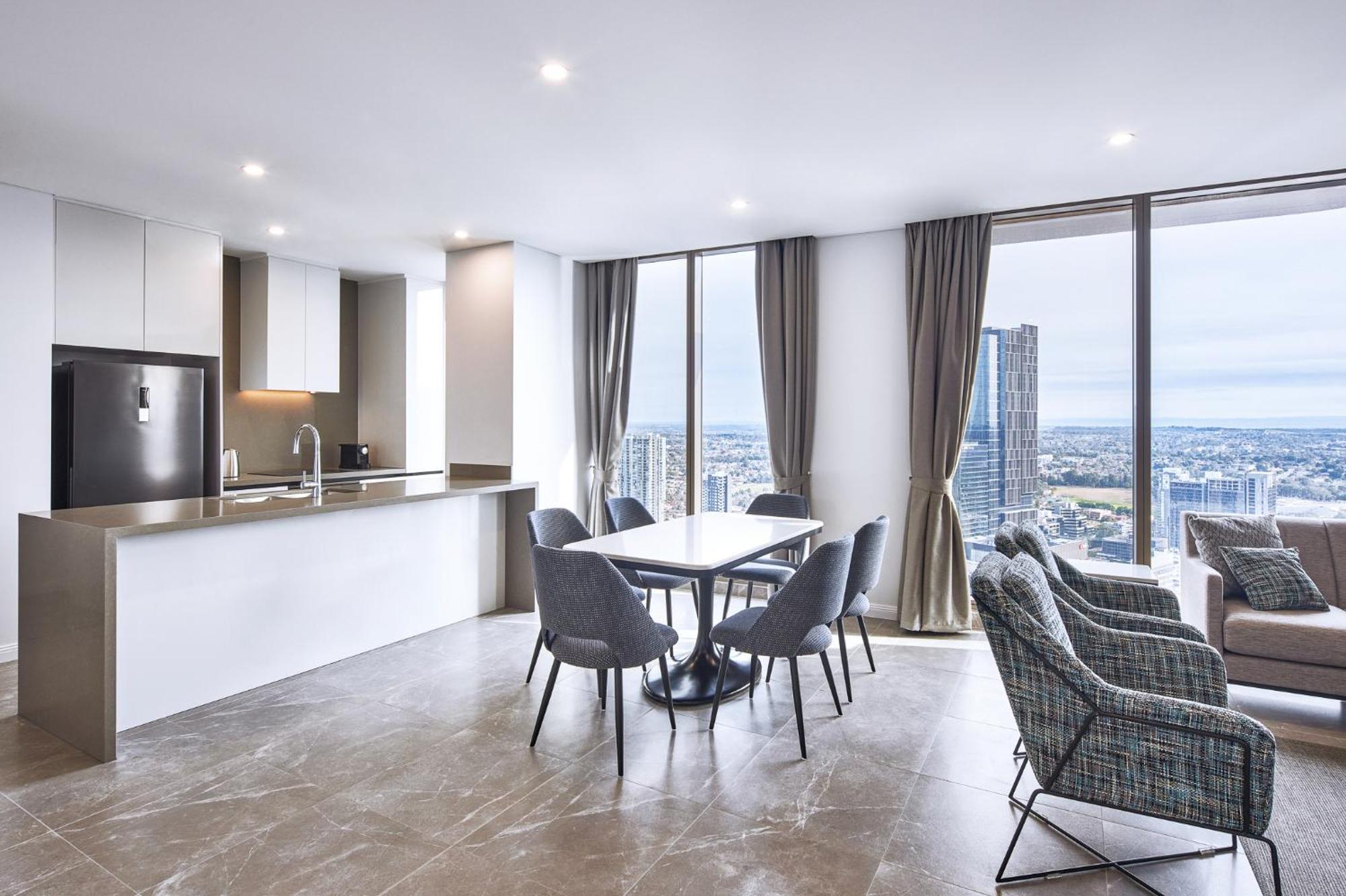 Meriton Suites George Street, Parramatta Сідней Екстер'єр фото